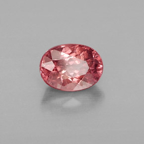 Granate malayo rosa natural de 1,30 ct, corte óvalo, VS-SI