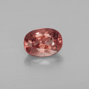 granate malayo Cuarzo Rosa natural de 1.04 ct, Corte Óvalo, VS