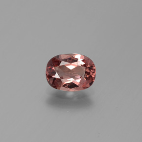 Granate malayo rosa natural de 1,06 ct, corte óvalo, VS