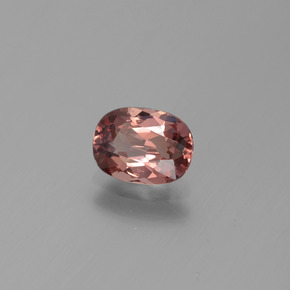 Granate malayo rosa natural de 1,06 ct, corte óvalo, VS
