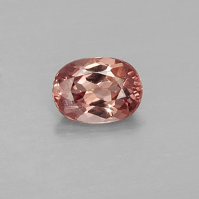 granate malayo Rosado claro natural de 1.00 ct, Corte Óvalo, VVS-VS