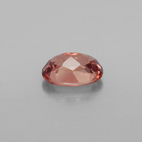 Granate malayo naranja natural de 1,12 ct, corte óvalo, VVS-VS