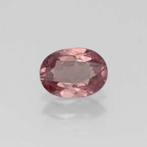 granate malayo Cuarzo Rosa natural de 0.84 ct, Corte Óvalo, VS