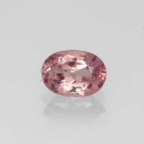 Granate malayo rosa natural de 0,92 ct, corte óvalo, VVS-VS