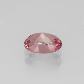 Granate malayo rosa natural de 0,92 ct, corte óvalo, VVS-VS