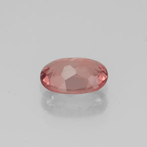 Granate malayo rosa natural de 0,88 ct, corte óvalo, VVS