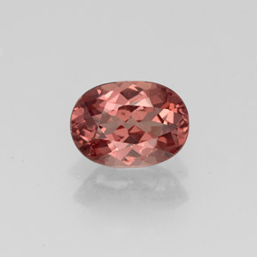 granate malayo Cuarzo Rosa natural de 1.06 ct, Corte Óvalo, VVS-VS