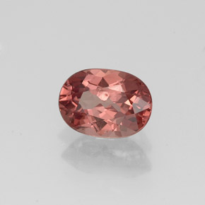 granate malayo Cuarzo Rosa natural de 1.06 ct, Corte Óvalo, VVS-VS
