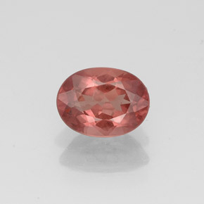 Granate malayo rosa natural de 1,08 ct, corte óvalo, VS