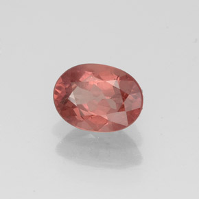Granate malayo rosa natural de 1,08 ct, corte óvalo, VS