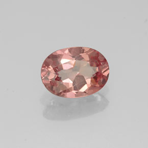 Granate malayo rosa natural de 0,92 ct, corte óvalo, VVS-VS