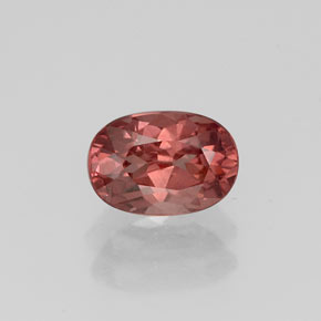 Granate malayo rosa natural de 1,05 ct, corte óvalo, VVS-VS