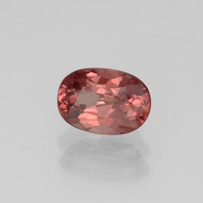 Granate malayo rosa natural de 1,05 ct, corte óvalo, VVS-VS