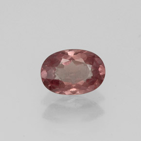 Granate malayo rosa natural de 0,87 ct, corte óvalo, VS