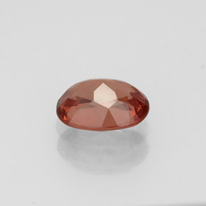 Granate malayo naranja natural de 0,99 ct, corte óvalo, VS