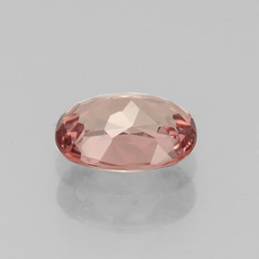Granate malayo rosa natural de 0,97 ct, corte óvalo, VVS-VS