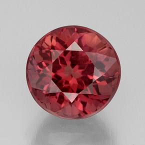 Granate malayo rosa natural de 4,77 ct, corte redondo, VS