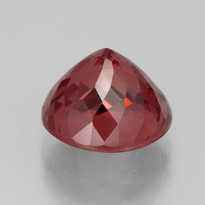Granate malayo rosa natural de 4,77 ct, corte redondo, VS