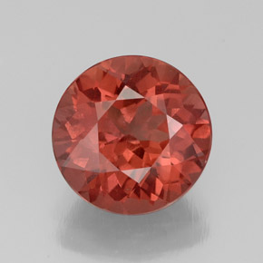 Granate malayo rosa natural de 3,18 ct, corte redondo, VS-SI