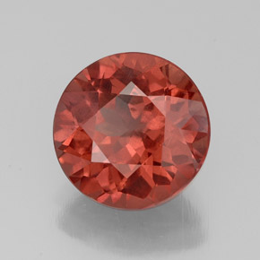 Granate malayo rosa natural de 3,18 ct, corte redondo, VS-SI