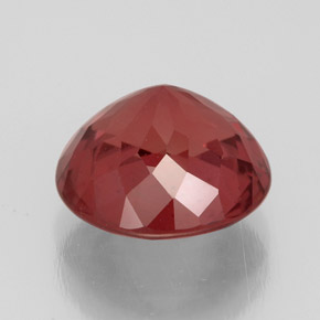 Granate malayo rosa natural de 4,64 ct, corte redondo, VS
