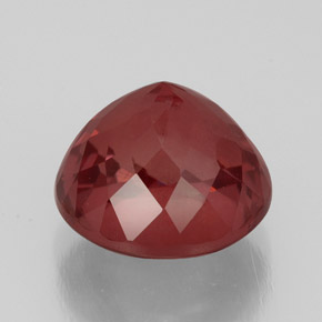 granate malayo Cuarzo Rosa natural de 5.25 ct, Corte Redondo, VS-SI