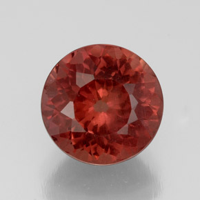 Granate malayo rosa natural de 3,80 ct, corte redondo, VS-SI