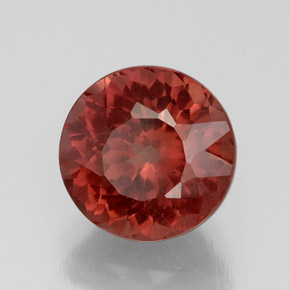 Granate malayo rosa natural de 3,80 ct, corte redondo, VS-SI