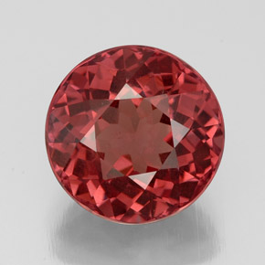 Granate malayo rosa natural de 4,95 ct, corte redondo, VS-SI