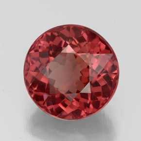 Granate malayo rosa natural de 4,95 ct, corte redondo, VS-SI