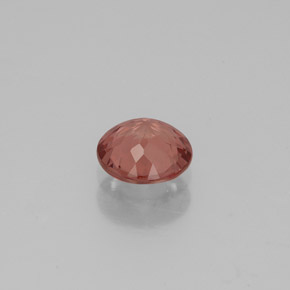 Granate malayo rosa natural de 0,82 ct, corte redondo, VS