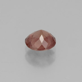 Granate malayo rosa natural de 0,83 ct, corte redondo, VS
