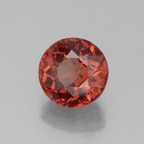 Granate malayo rosa natural de 3,16 ct, corte redondo, VS