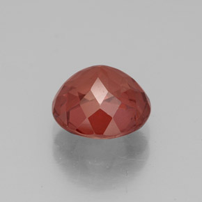 Granate malayo rosa natural de 3,16 ct, corte redondo, VS