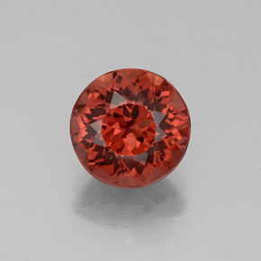 Granate malayo rosa natural de 2,41 ct, corte redondo, VS