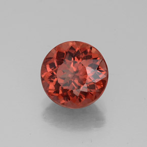 Granate malayo rosa natural de 2,41 ct, corte redondo, VS