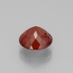 Granate malayo rosa natural de 2,41 ct, corte redondo, VS