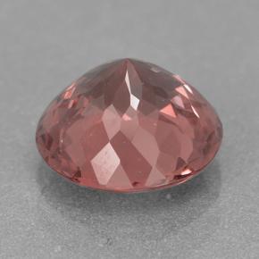 granate malayo Rosado naranja natural de 2.82 ct, Corte Redondo, VS