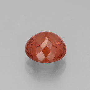 Granate malayo naranja natural de 2,50 ct, corte redondo, VS