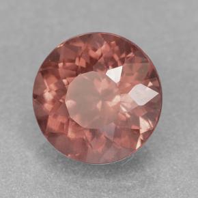 granate malayo Rosado medio natural de 2.48 ct, Corte Redondo, VS