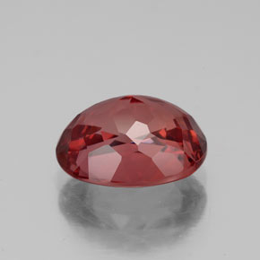 Granate malayo rosa natural de 3,49 ct, corte óvalo, VVS