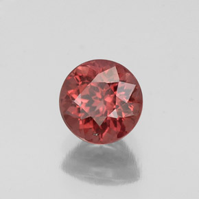 granate malayo Rosado natural de 1.27 ct, Corte Redondo, SI