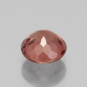 Granate malayo rosa natural de 1,30 ct, corte redondo, VS-SI