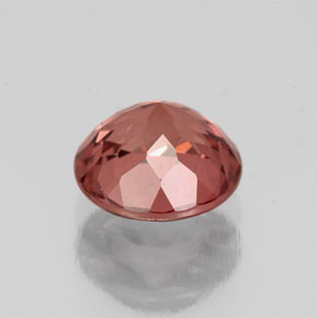 Granate malayo rosa natural de 1,25 ct, corte redondo, VS