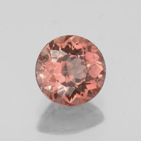 granate malayo Cuarzo Rosa natural de 1.04 ct, Corte Redondo, VS
