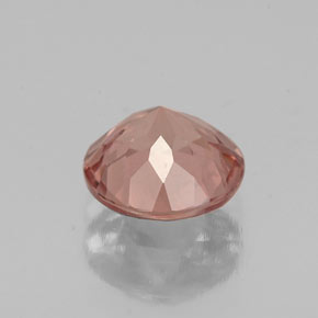 Granate malayo rosa natural de 1,33 ct, corte redondo, VS