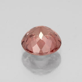 Granate malayo rosa natural de 1,32 ct, corte redondo, VS