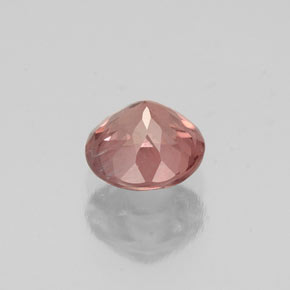 Granate malayo rosa natural de 0,83 ct, corte redondo, VS