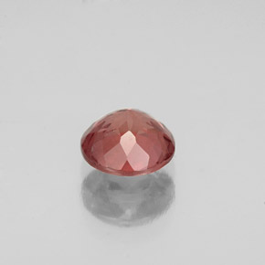 granate malayo Cuarzo Rosa natural de 1.06 ct, Corte Redondo, VS-SI