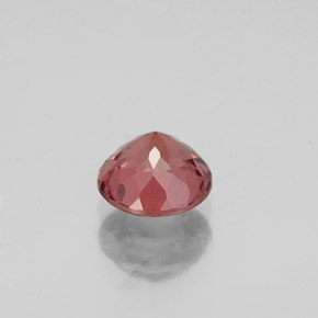 Granate malayo rosa natural de 1,14 ct, corte redondo, VS